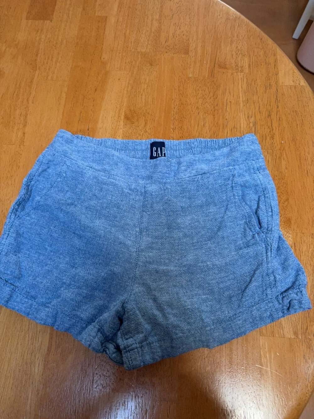 Gap Blue Linen Casual Shorts